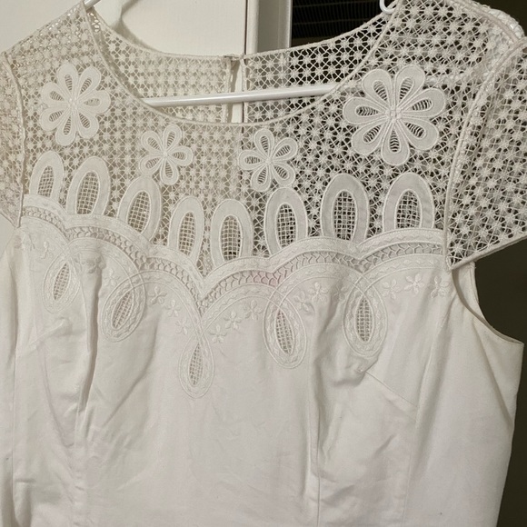 Lilly Pulitzer white lace dress size 8 - Picture 2 of 4
